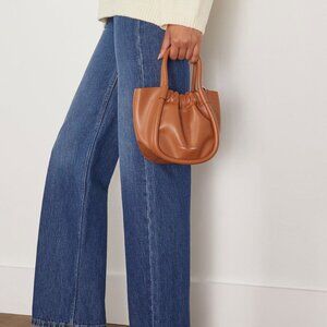 Proenza Schouler Extra Small Ruched Tote in Cognac
